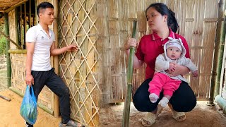 A Single Mother 14 Year Old  Gardening Building Bamboo Fence  ExHusband Sneaked Into Farm [upl. by Bosch623]