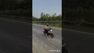 Ns400z Flybyy highway beast🔥 instagood ns400 bike modified stunt drift like love [upl. by Reifnnej]