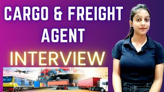 Cargo and freight agent interview  Cargo supervisor interview  Freight Forwarder  Cargo logistics [upl. by Tdnarb422]