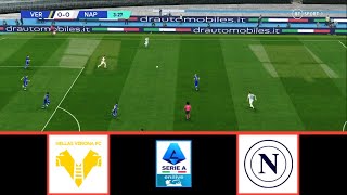 HELLAS VERONA VS NAPOLI  SERIE A 20242025  FOOTBALL LIFE 2024 [upl. by Nehtanoj280]