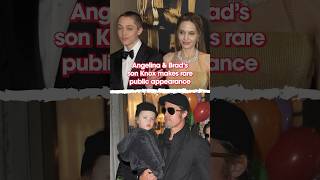 Angelina Jolie and Brad Pitt’s son Knox makes rare public appearance at Governor Awards [upl. by Charisse]