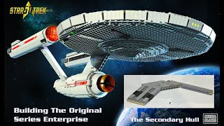 Building The Mega Bloks TOS Enterprise Pt 14 EngineeringSecondary Hull [upl. by Elbam395]