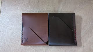 New Open Sea Leather Topsider Bifold LT Both versions The almost perfect Cash Wallet [upl. by Ayotaj]