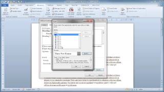 Microsoft Word  Heading formatting and table of contents [upl. by Novaelc]