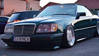 Mercedes W124 Cabrio Restoration Project  Airride  Wheels [upl. by Wallack]