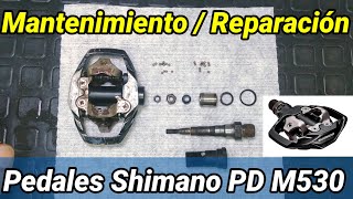 Reparando Pedales mtb PD M530 chocles shimano [upl. by Perlman]