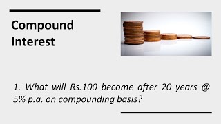 2  Future Wealth Unveiled Rs100 on CI basis in 20 Years  5 pa Explained  MadhavanSV [upl. by Ahcim760]