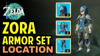 Zora Armor Set Location  Zora Helm Armor amp Greaves  Zelda Tears of the Kingdom [upl. by Emmery74]