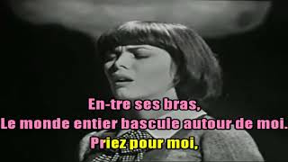 KARAOKÉ Mireille Mathieu Priez Pour Moi INEDIT Démo Extrait Création JP Karaoké [upl. by Lewls535]