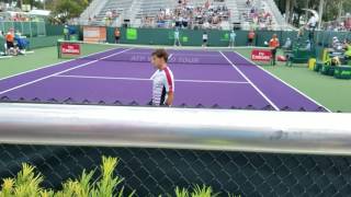 Federico Delbonis vs Pablo Carreno Busta Part 1 Miami Open Masters 2017 [upl. by Etnoid]