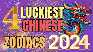 4 Luckiest Chinese Animal Zodiac Signs in 2024  Ziggy Natural [upl. by Abigale266]