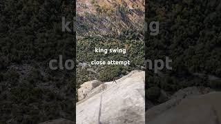 king swing on El Capitain [upl. by Yanal110]