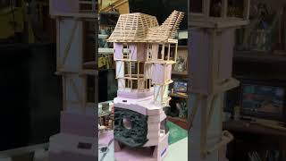 Daily Diorama Update DIY Tudor Wattle and daub panels [upl. by Fahland]