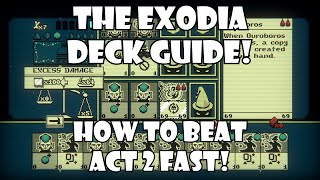 Inscryption Act 2 Guide How to create the Exodia deck and beat everything turn 1 [upl. by Lleinad170]