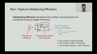 MultiResource Interleaving for Deep Learning Training TS 6 SIGCOMM22 [upl. by Annet]