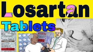 Losartan Tablets IP Benefits Uses Doses  side effects Losar Tablets Uses in Hindi [upl. by Nnylrac]