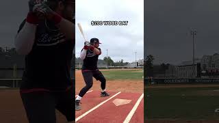 50 Wood Bat vs 300 Wood Bat baseball [upl. by Imray]