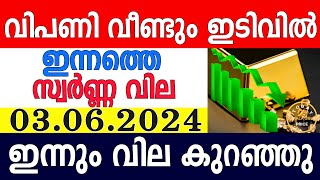 today gold rate malayalaminnathe swarna vilagold rate today malayalamkerala gold rate03062024 [upl. by Dorothi]