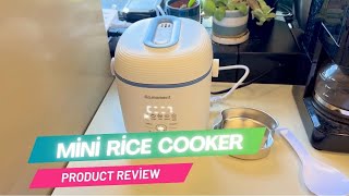 Eamoment Mini Rice Cooker  Product Review [upl. by Noj512]