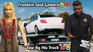 GTA 5 Franklin Sold His Gemera Car💔Tow By New Racer Truck 😭💔Shinchan Crying 😭 PS Gamester [upl. by Ado]