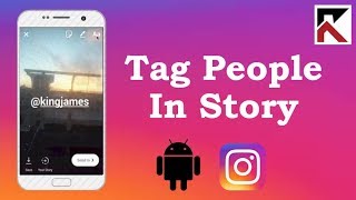 How To Tag People In Your Instagram Story Android [upl. by Esyla]