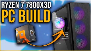 Best Value RYZEN 7 7800X3D Gaming PC Build in 2023 💸 [upl. by Aldercy]