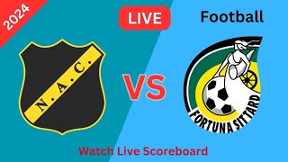 Fortuna Sittard vs NAC Breda Live wedstrijd vandaag Doelpunten  Voetbal 2024 [upl. by Galligan118]