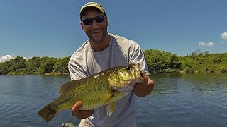 BASS FISHING SAVING A CHOKING BASS [upl. by Sanoj]