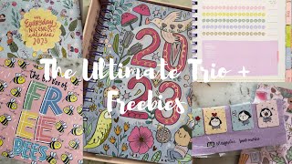 2023 Alicia DSouza Planner Unboxing  The Ultimate Trio amp Freebies [upl. by Ermentrude]