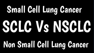 Difference Between SCLC amp NSCLC  Difference  Small Cell Lung cancer amp Nonsmall Cell Lung Cancer [upl. by Ahsemad]