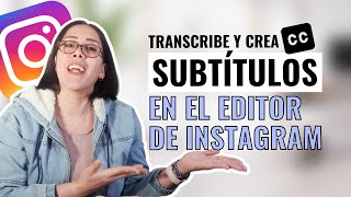 Sticker de SUBTÍTULOS en Español para TRANSCRIBIR en Stories  Actualización INSTAGRAM [upl. by Ardnuas]