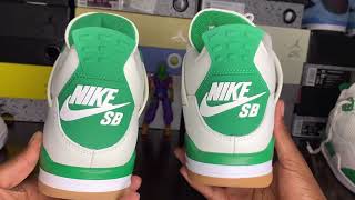 Update Video 17  Jordan 4 Retro SB Pine Green Real Vs Fake Review 2023 [upl. by Diarmid525]