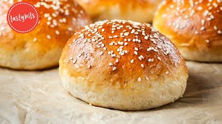 So machst Du die besten Brioche Burger Buns [upl. by Ribble]