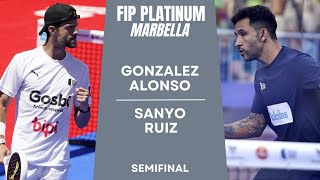 TOUGH SEMIFINAL  Momo GonzalezAlonso VS SanyoRuiz  FIP PLATINUM MARBELLA  Semifinal [upl. by Ymmot901]