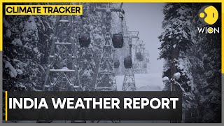 India Weather Report Snowfall disrupts normal life in Himalayan hill states  WION Climate Tracker [upl. by Ajit]