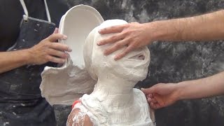 Lifecasting And Mold Making Plaster Bandage Tips [upl. by Forster479]