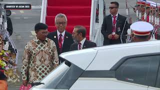 ASEAN 2023 Arrival of TimorLeste prime minister Taur Matan Ruak [upl. by Prince]