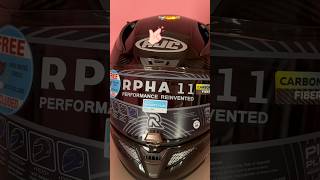 HJC RPHA 11 CARBON FIBER HELMET UNBOXING shorts shortvideo hjc rpha11 [upl. by Noemad293]