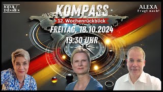 LIVE  KOMPASS  12 Wochenrückblick mit Alexa Stefan und Sabrina Kollmorgen [upl. by Ebaj229]