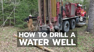 Watch a Water Well Being Drilled [upl. by Airdnna]