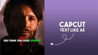 fade in fade out text animation  capcut tutorial [upl. by Talbert497]