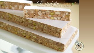 Chocolate Nougat  Torrone – Bruno Albouze [upl. by Lauri219]