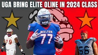 Breaking Georgia Gets ELITE In The Trenches Class of 2024 Oline Commits [upl. by Segalman]