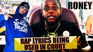 RONEY On His Lyrics Being Used In Court w OG TURK As His Co Accused  We Love Hip Hop Clips Ep285 [upl. by Assirek71]