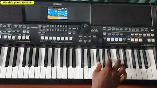 How to play lingala style  Begginers Fsharp key worshipsam [upl. by Ahtis385]