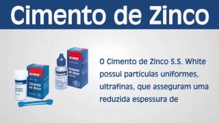 Comercial Cimento de Zinco SS White [upl. by Adnohsed186]