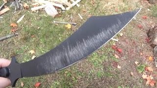 KaBar Zombie Killer Swabbie MacheteShort Sword Review [upl. by Aimat]