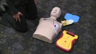 How to do HandsOnly CPR and use an AED [upl. by Meyers610]