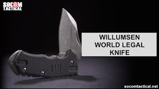 Willumsen Urban Tactical World Legal Knife  Socom Tactical [upl. by Dnomyar]