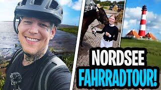 Mit dem FAHRRAD ans MEER😍 Monte aufm Pferd  TOUR durch Sankt PeterOrding  MontanaBlack IRL [upl. by Lazes]